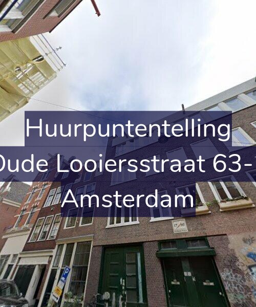 Foto gevel Huurpuntentelling voor Oude Looiersstraat 63-2, Amsterdam