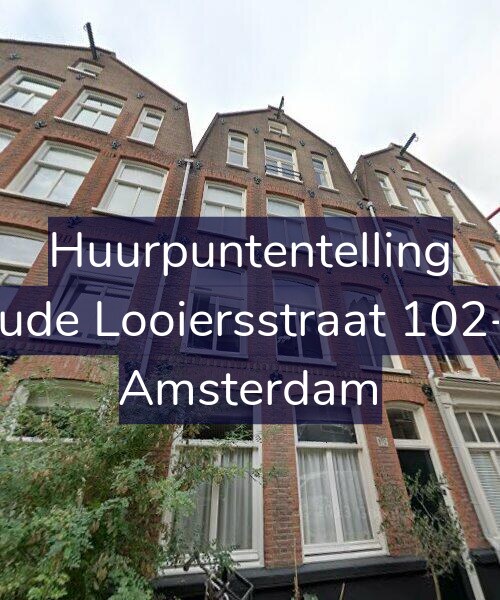 Foto gevel Huurpuntentelling voor Oude Looiersstraat 102-3, Amsterdam