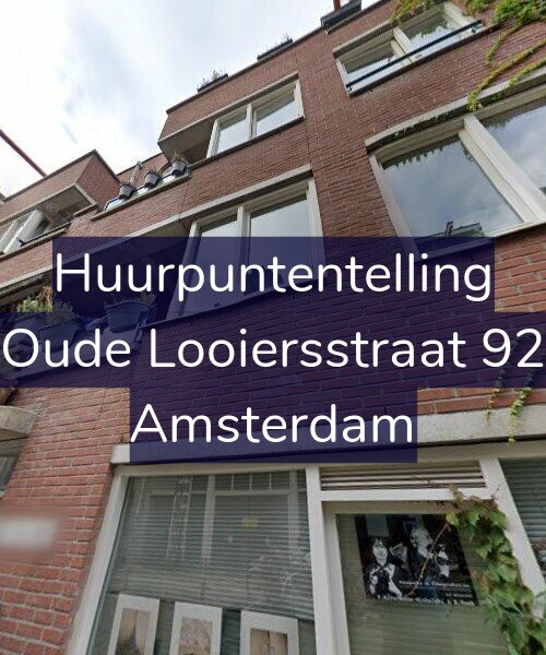 Foto gevel Huurpuntentelling voor Oude Looiersstraat 92, Amsterdam