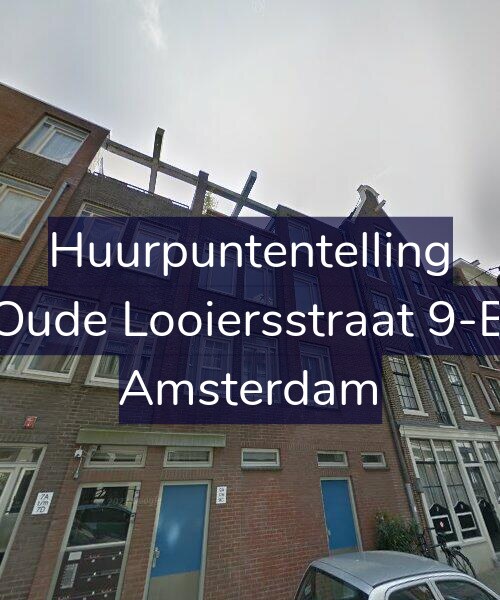 Foto gevel Huurpuntentelling voor Oude Looiersstraat 9-B, Amsterdam