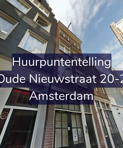Foto gevel Huurpuntentelling voor Oude Nieuwstraat 20-2, Amsterdam
