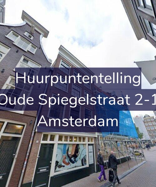 Foto gevel Huurpuntentelling voor Oude Spiegelstraat 2-1, Amsterdam