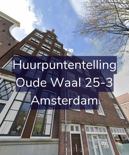 Foto gevel Huurpuntentelling voor Oude Waal 25-3, Amsterdam