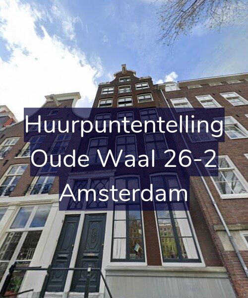 Foto gevel Huurpuntentelling voor Oude Waal 26-2, Amsterdam