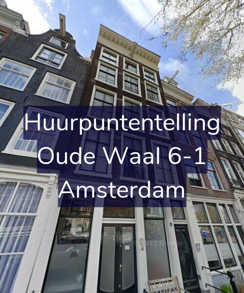Foto gevel Huurpuntentelling voor Oude Waal 6-1, Amsterdam