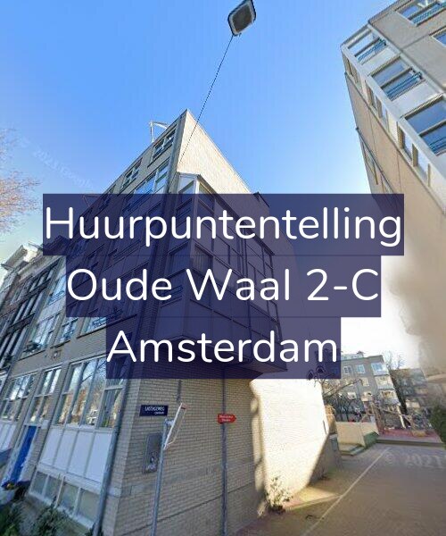 Foto gevel Huurpuntentelling voor Oude Waal 2-C, Amsterdam