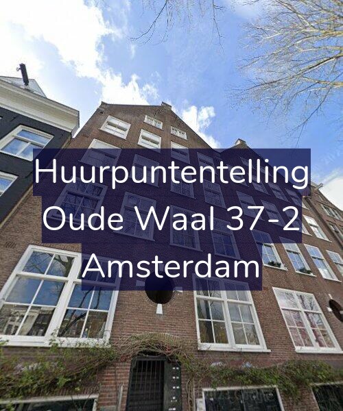 Foto gevel Huurpuntentelling voor Oude Waal 37-2, Amsterdam