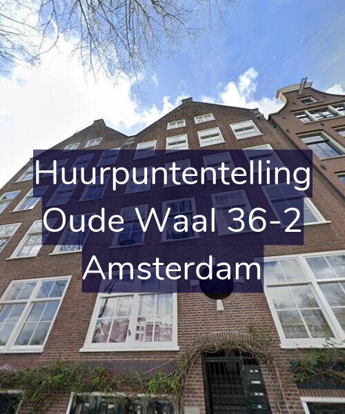 Foto gevel Huurpuntentelling voor Oude Waal 36-2, Amsterdam