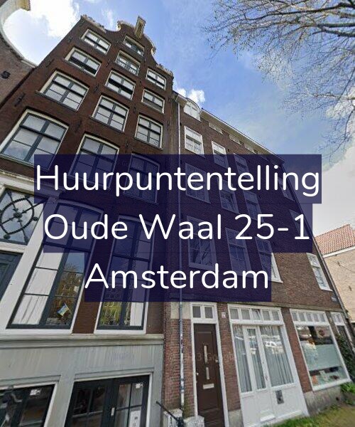 Foto gevel Huurpuntentelling voor Oude Waal 25-1, Amsterdam