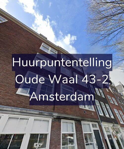 Foto gevel Huurpuntentelling voor Oude Waal 43-2, Amsterdam