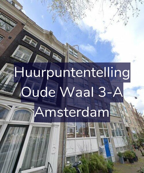 Foto gevel Huurpuntentelling voor Oude Waal 3-A, Amsterdam