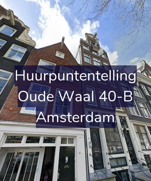 Foto gevel Huurpuntentelling voor Oude Waal 40-B, Amsterdam