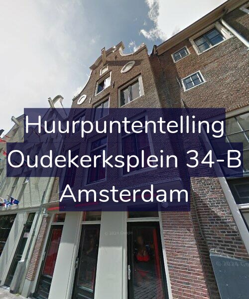 Foto gevel Huurpuntentelling voor Oudekerksplein 34-B, Amsterdam