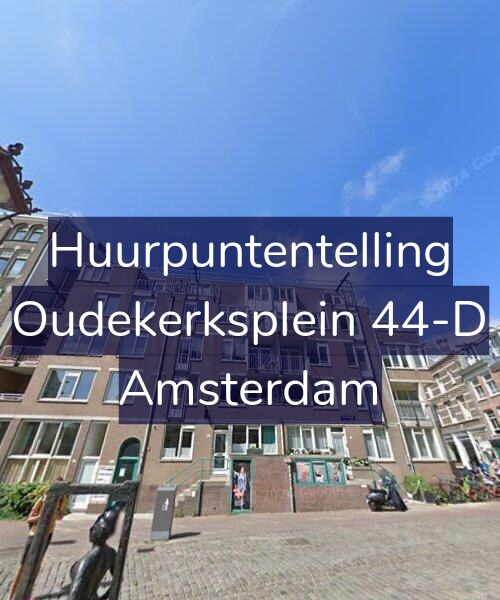 Foto gevel Huurpuntentelling voor Oudekerksplein 44-D, Amsterdam