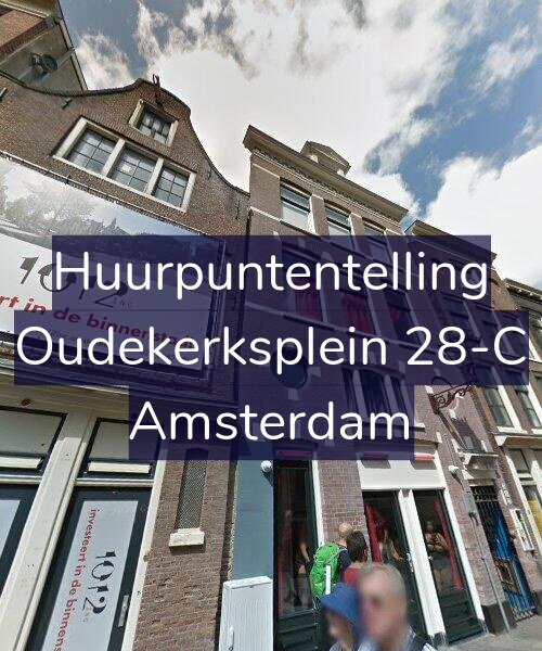 Foto gevel Huurpuntentelling voor Oudekerksplein 28-C, Amsterdam