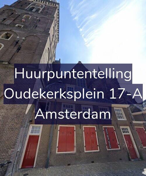 Foto gevel Huurpuntentelling voor Oudekerksplein 17-A, Amsterdam