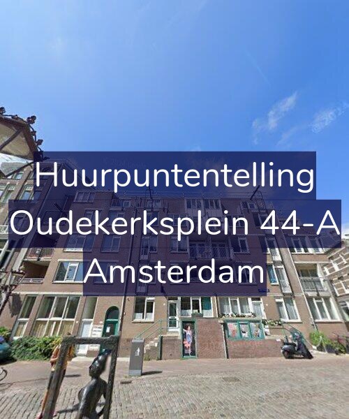 Foto gevel Huurpuntentelling voor Oudekerksplein 44-A, Amsterdam