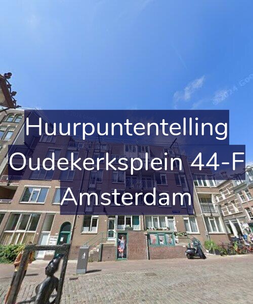 Foto gevel Huurpuntentelling voor Oudekerksplein 44-F, Amsterdam