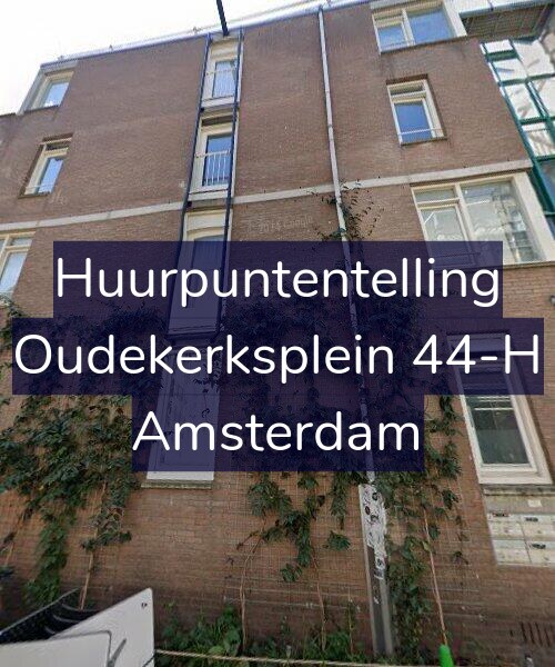 Foto gevel Huurpuntentelling voor Oudekerksplein 44-H, Amsterdam