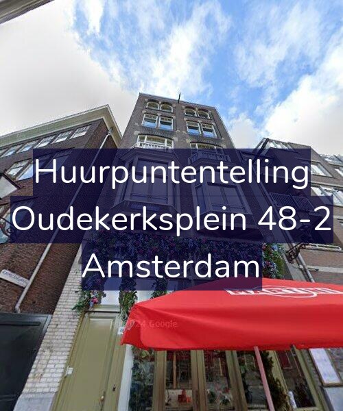 Foto gevel Huurpuntentelling voor Oudekerksplein 48-2, Amsterdam