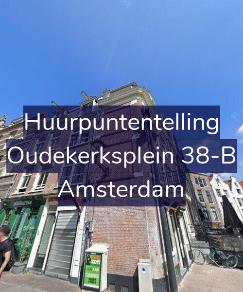 Foto gevel Huurpuntentelling voor Oudekerksplein 38-B, Amsterdam