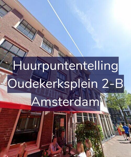 Foto gevel Huurpuntentelling voor Oudekerksplein 2-B, Amsterdam