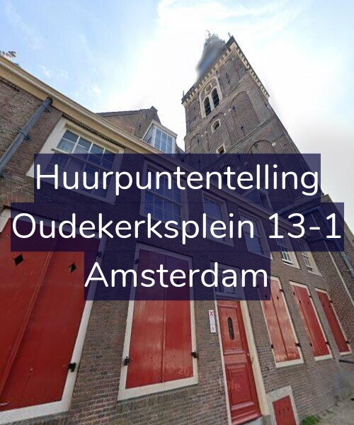 Foto gevel Huurpuntentelling voor Oudekerksplein 13-1, Amsterdam