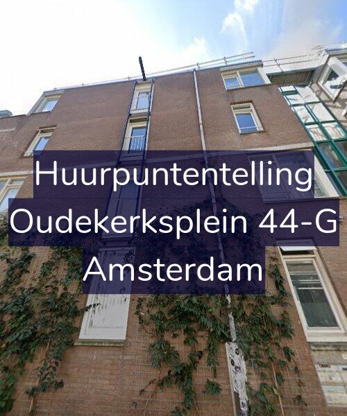 Foto gevel Huurpuntentelling voor Oudekerksplein 44-G, Amsterdam
