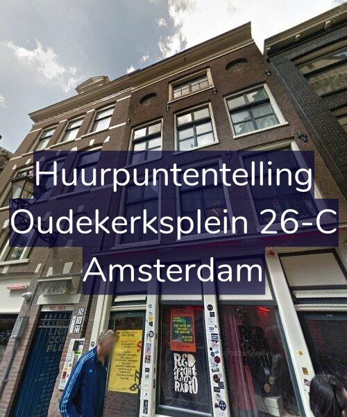 Foto gevel Huurpuntentelling voor Oudekerksplein 26-C, Amsterdam