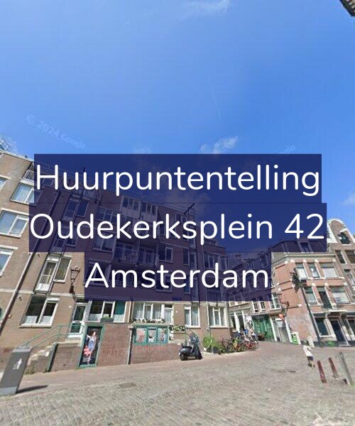 Foto gevel Huurpuntentelling voor Oudekerksplein 42, Amsterdam