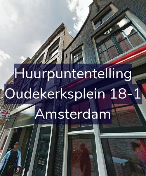 Foto gevel Huurpuntentelling voor Oudekerksplein 18-1, Amsterdam
