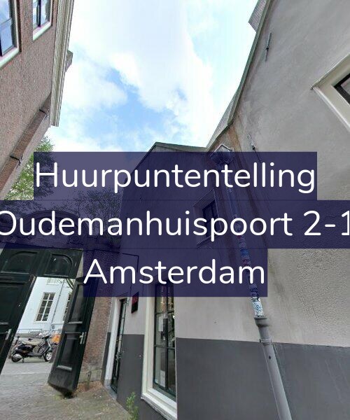 Foto gevel Huurpuntentelling voor Oudemanhuispoort 2-1, Amsterdam