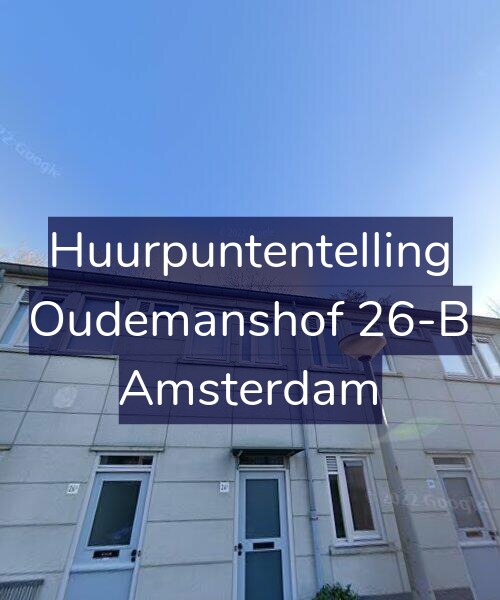 Foto gevel Huurpuntentelling voor Oudemanshof 26-B, Amsterdam