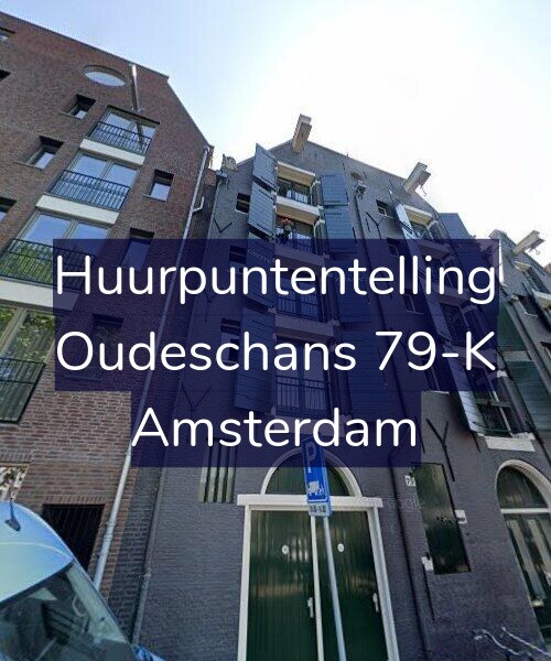 Foto gevel Huurpuntentelling voor Oudeschans 79-K, Amsterdam