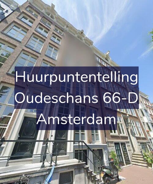 Foto gevel Huurpuntentelling voor Oudeschans 66-D, Amsterdam