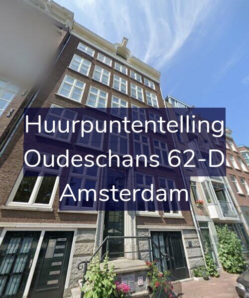 Foto gevel Huurpuntentelling voor Oudeschans 62-D, Amsterdam