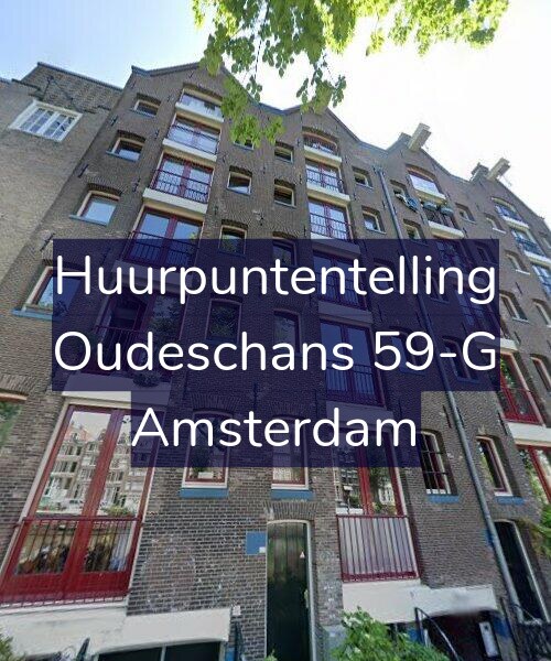 Foto gevel Huurpuntentelling voor Oudeschans 59-G, Amsterdam