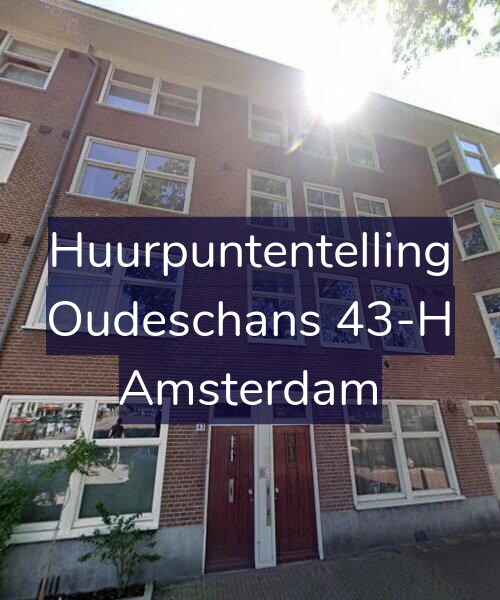 Foto gevel Huurpuntentelling voor Oudeschans 43-H, Amsterdam
