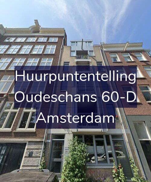 Foto gevel Huurpuntentelling voor Oudeschans 60-D, Amsterdam