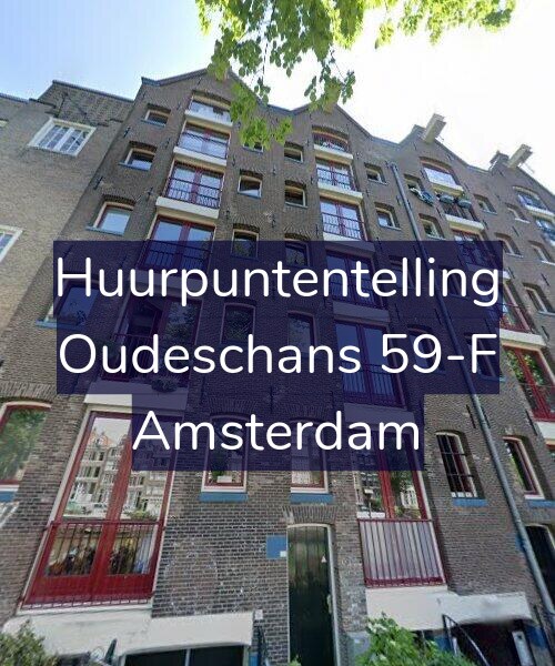 Foto gevel Huurpuntentelling voor Oudeschans 59-F, Amsterdam
