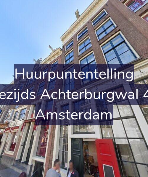 Foto gevel Huurpuntentelling voor Oudezijds Achterburgwal 43-D, Amsterdam