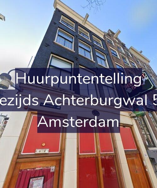 Foto gevel Huurpuntentelling voor Oudezijds Achterburgwal 59-B, Amsterdam