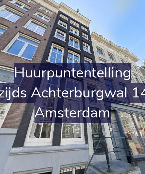 Foto gevel Huurpuntentelling voor Oudezijds Achterburgwal 149-1V, Amsterdam