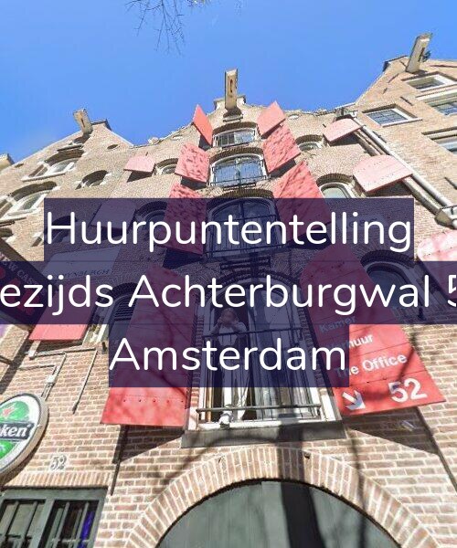 Foto gevel Huurpuntentelling voor Oudezijds Achterburgwal 52-2, Amsterdam