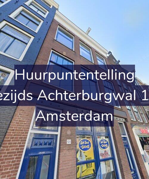 Foto gevel Huurpuntentelling voor Oudezijds Achterburgwal 125-1, Amsterdam