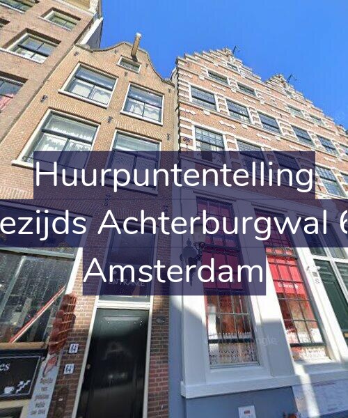 Foto gevel Huurpuntentelling voor Oudezijds Achterburgwal 62-1, Amsterdam