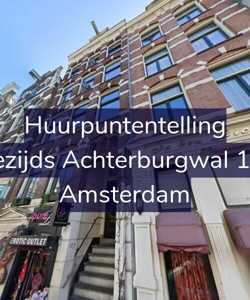 Foto gevel Huurpuntentelling voor Oudezijds Achterburgwal 117-1, Amsterdam