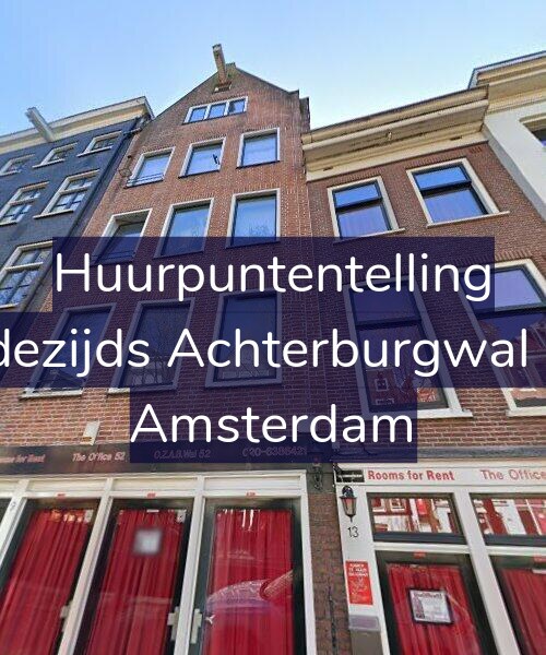 Foto gevel Huurpuntentelling voor Oudezijds Achterburgwal 9-C, Amsterdam