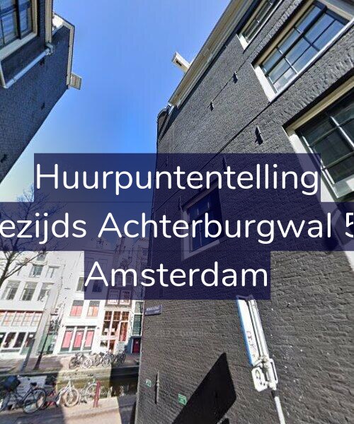 Foto gevel Huurpuntentelling voor Oudezijds Achterburgwal 57-B, Amsterdam
