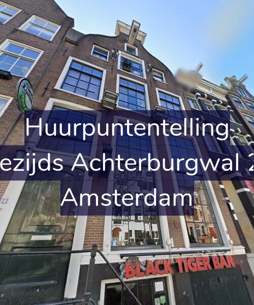 Foto gevel Huurpuntentelling voor Oudezijds Achterburgwal 23-1, Amsterdam
